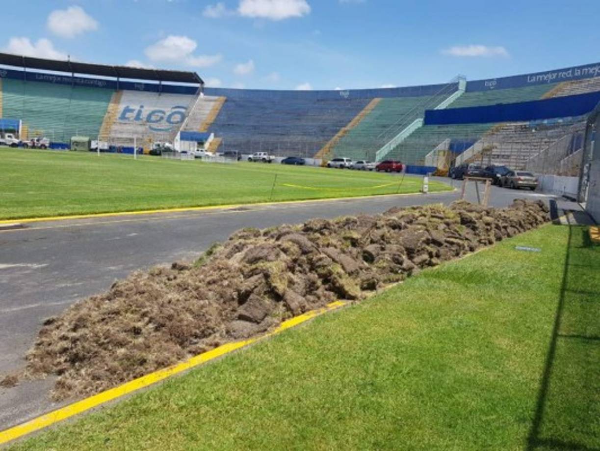 Pese a la inactividad deportiva, el estado del escenario capitalino no es bueno y este se pudo observar recientemente con la publicación de estas imágenes.