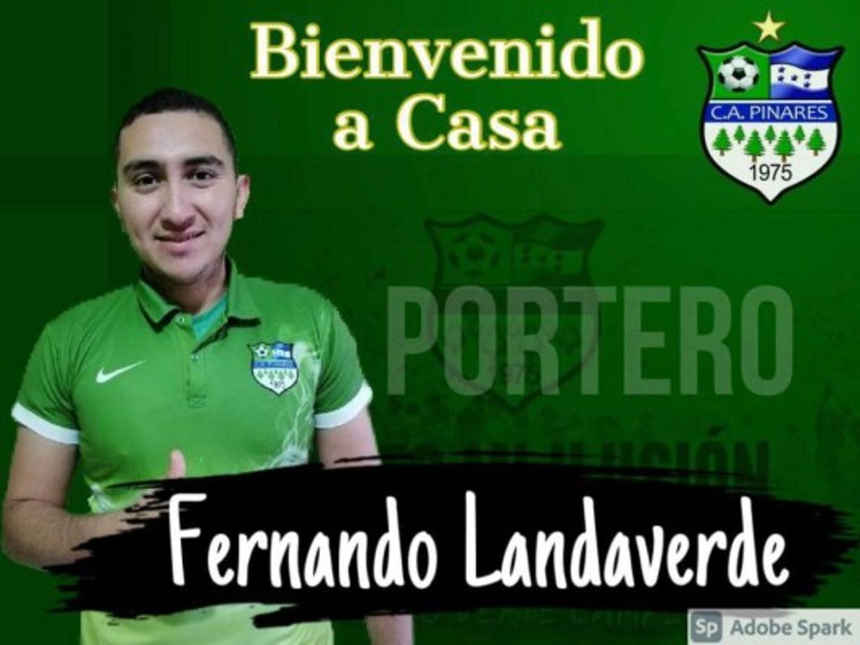 Fernando Landaverde - El portero hondureño fue anunciado como nuevo jugador del Atlético Pinares de la Liga de Ascenso. Anteriormente jugó en clubes como Real España y Villanueva.