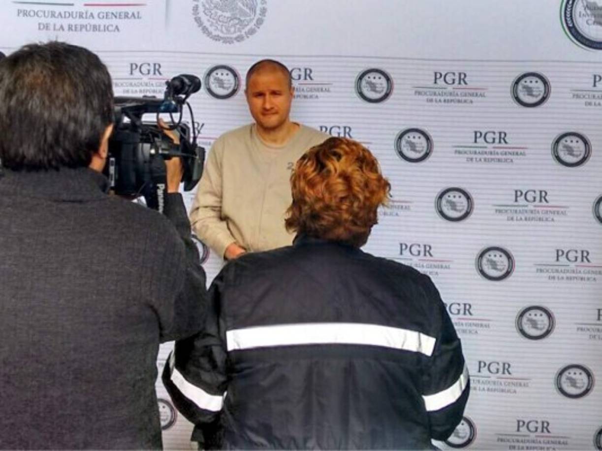 'La Barbie' apareció sumamente delgado en comparación a su apariencia en 2010, cuando fue detenido por las autoridades mexicanas.