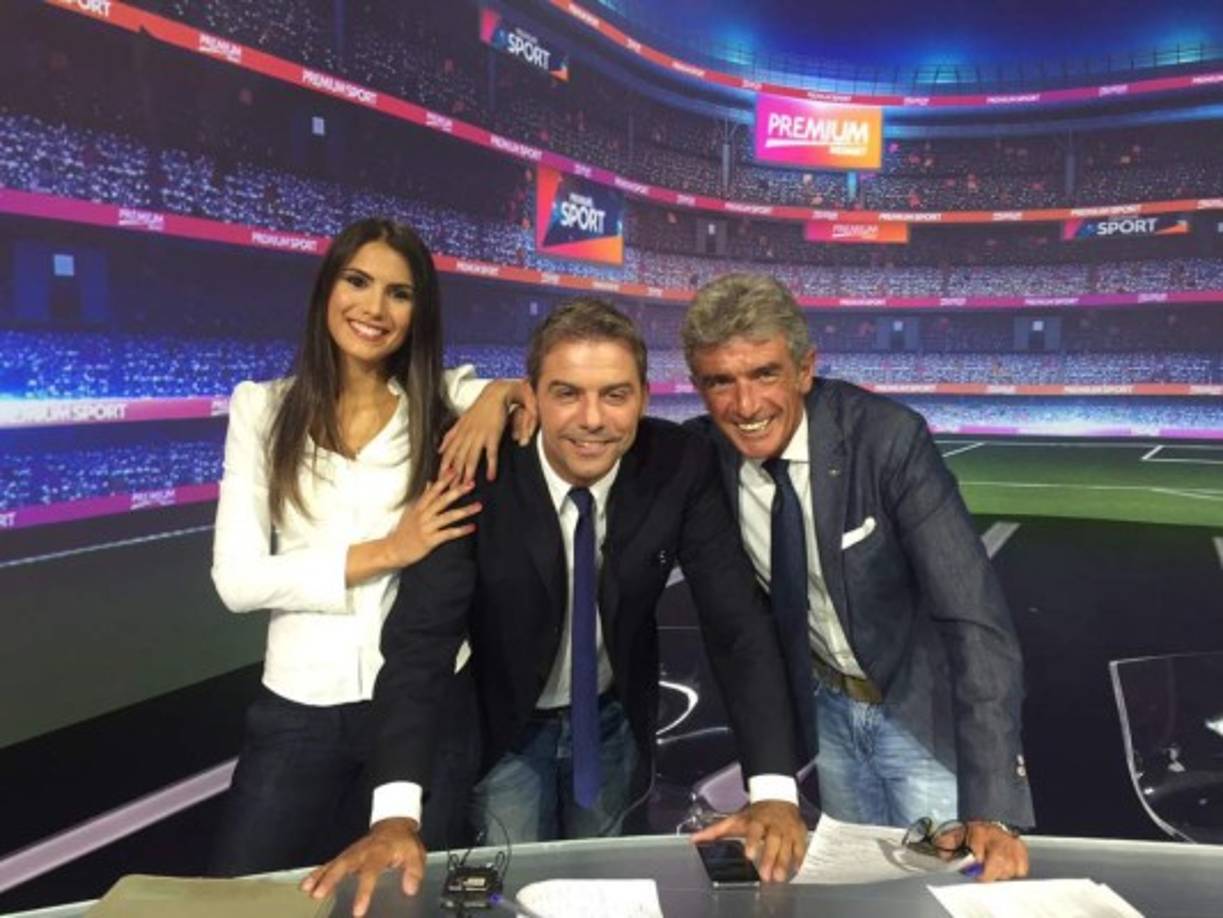 Es analista de la Serie A en un programa de televisión.