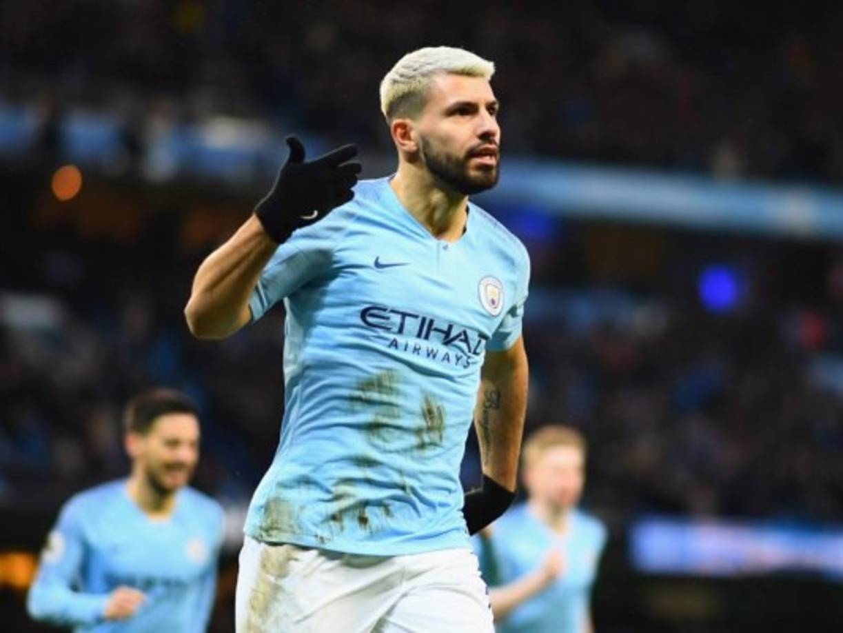 3. Sergio Agüero - Manchester City - Ha jugado esta temporada 26 partidos y ha marcado 18 goles.