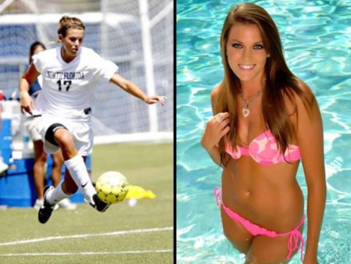 Katelin Swift. FUtbolista de Estados Unidos que fue catalogada como la jugadoras más sexy del mundo en 2010.