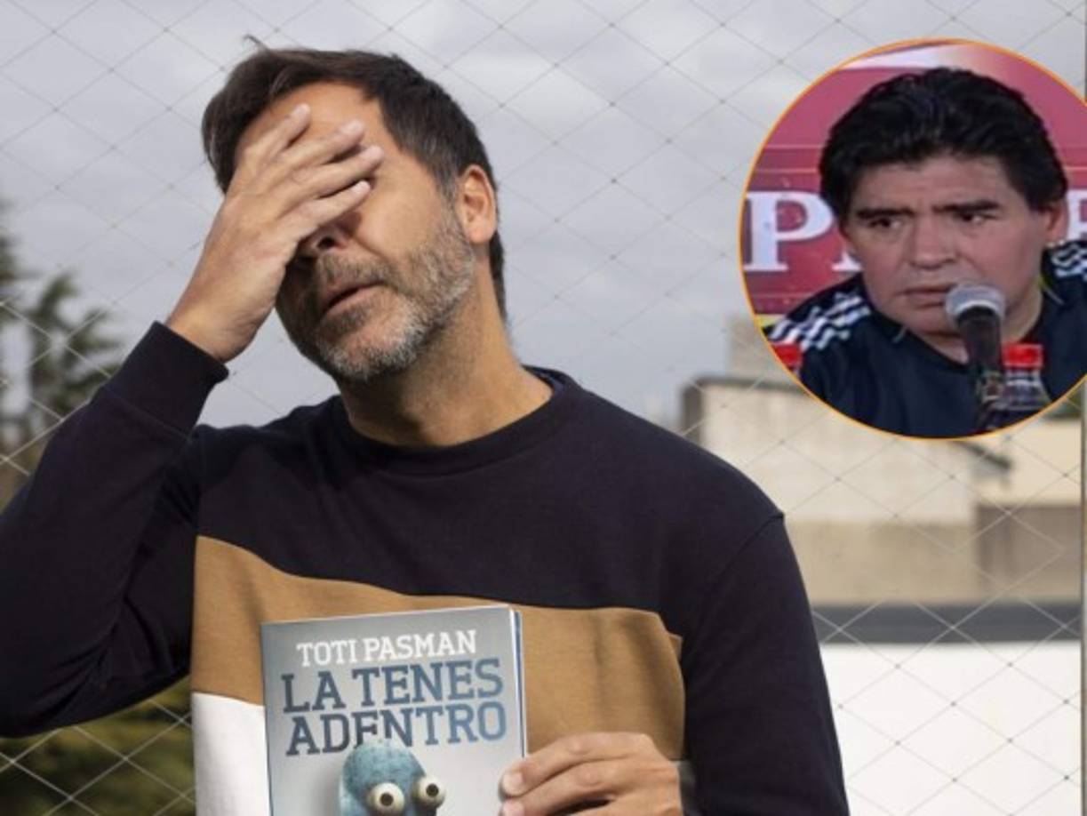 'Vos también, Pasman, vos también la tenés adentro', se la dijo al periodista Juan Carlos Pasman quien lo criticó y se desquitó en conferencia de prensa después de clasificar a la Albiceleste al Mundial 2010.