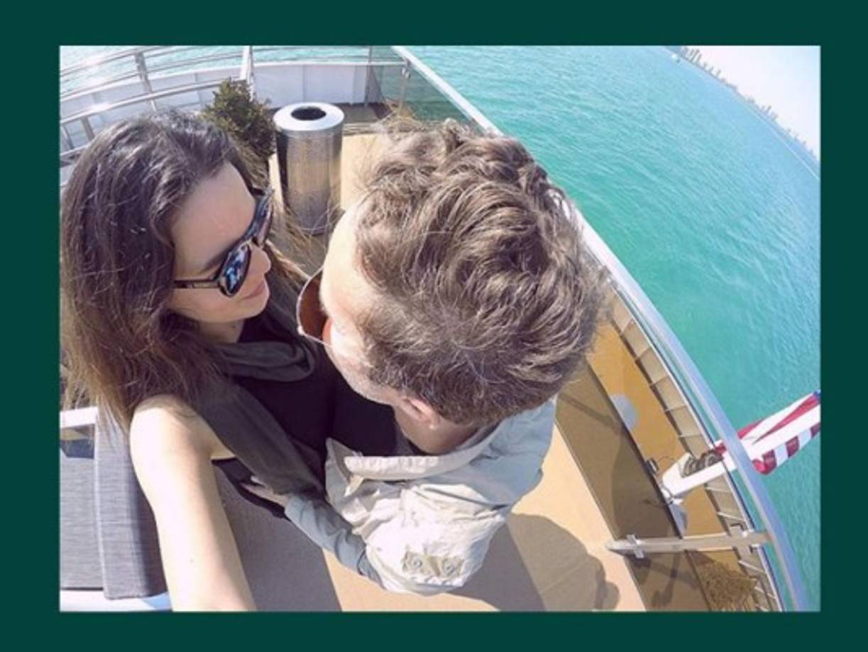 'Vos y yo... ¡enamorados!', escribió Boquín en esta publicación.