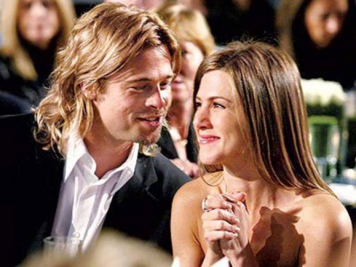 Brad Pitt y su ex Aniston