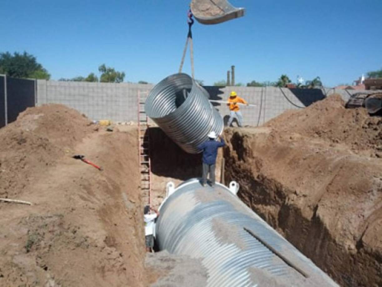 El empresario asegura que sus refugios deben estar enterrados a veinte pies (seis metros) del suelo. 'Esto le dará la máxima protección, lo puede proteger de la explosión (nuclear), la radiación gama y la lluvia radiactiva', asevera.