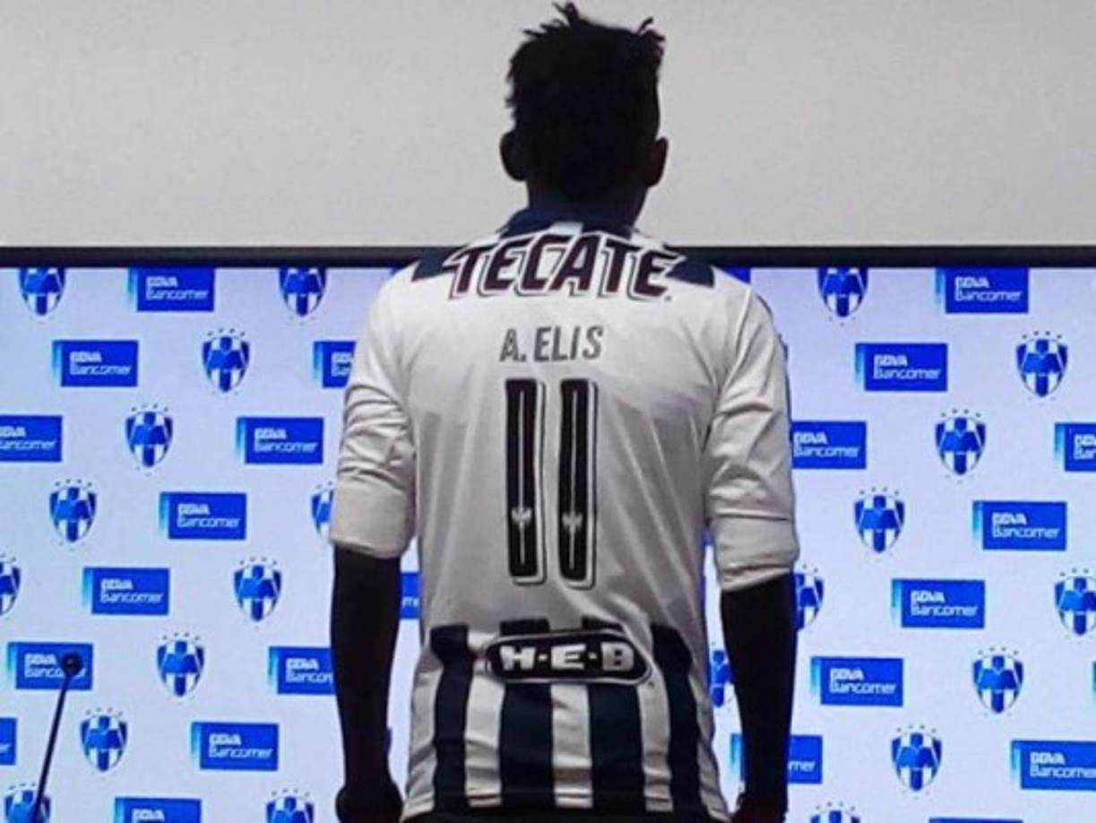 Alberth Elis usará número de crack en el Monterrey.