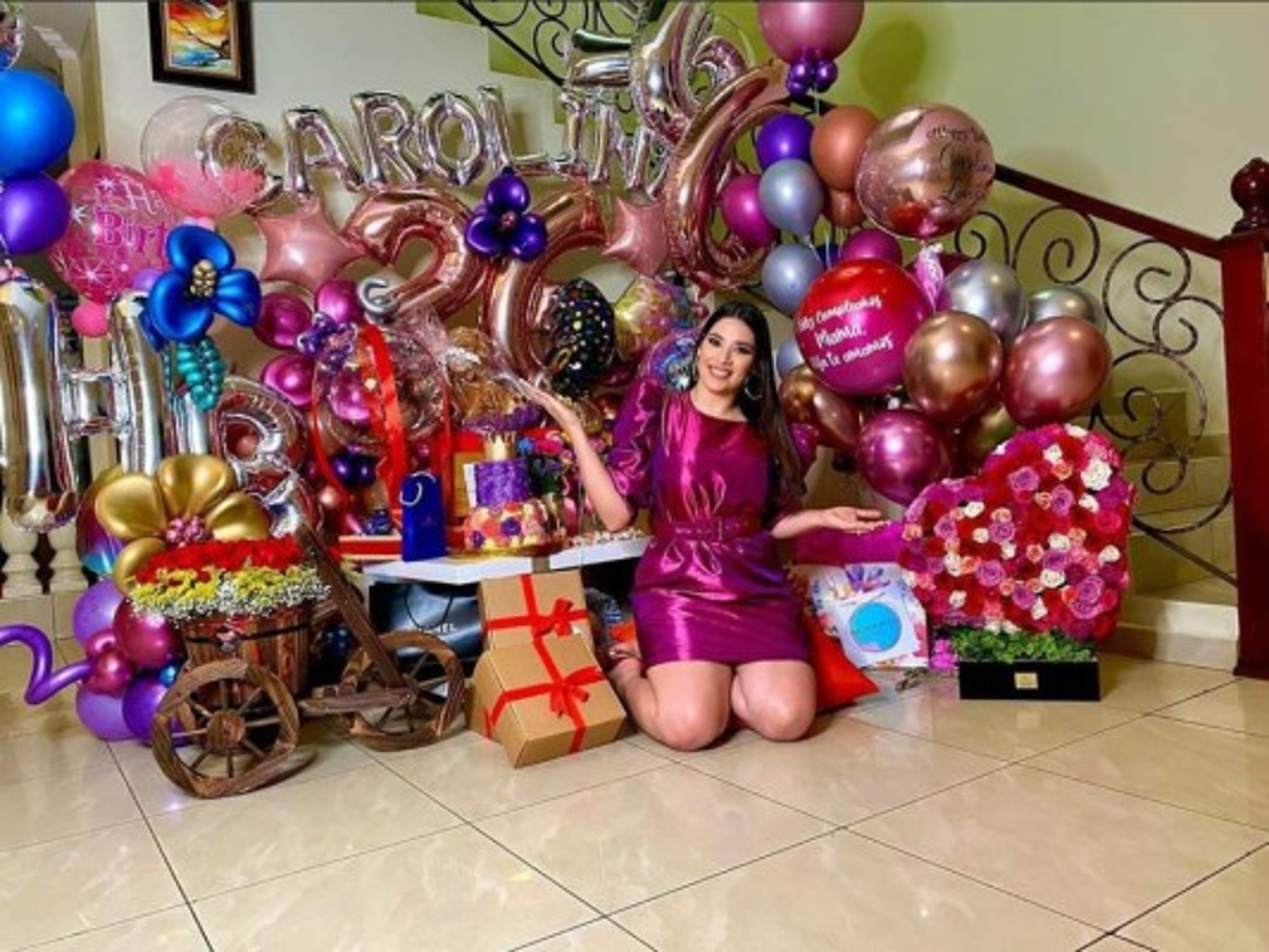 Carolina vivió un cumpleaños diferente pero con la cercanía de sus mejores amigos.