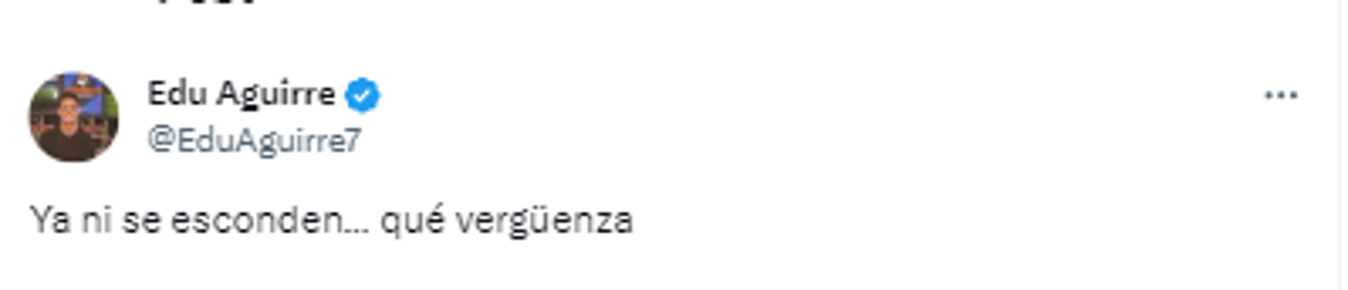 Edu Aguirre de El Chiringuito: “Ya ni se esconden... qué vergüenza”