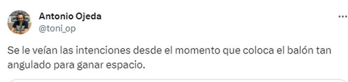 Antonio Ojeda de Onda Cero en España dio su punto de vista sobre el gol olímpico de Edwin Rodríguez.