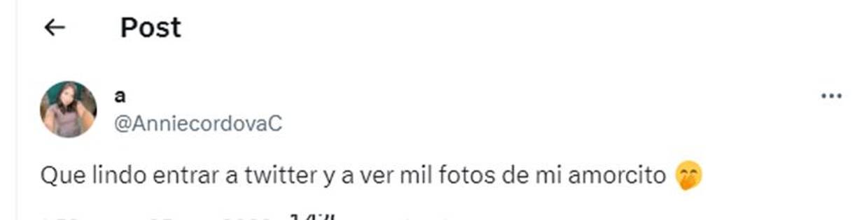 Este fue el mensaje de la novia de Luis Palma luego del gol del catracho en la Champions-.