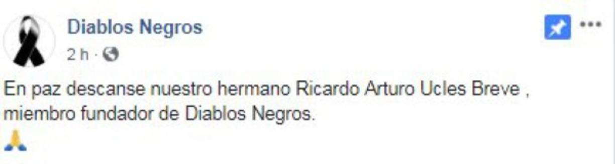 Este fue el mensaje que publicaron.