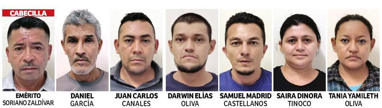 El 4 de mayo del año pasado ocho integrantes de esta estructura fueron capturados de manera infraganti cuando tenían privado de libertad a un ciudadano por el cual exigían 30 millones de lempiras.