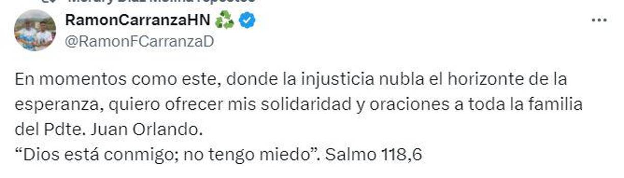2. Ramón Carranza, diputado por el departamento de El Paraíso. 