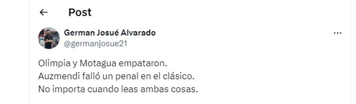 German Alvarado dejó su comentario.