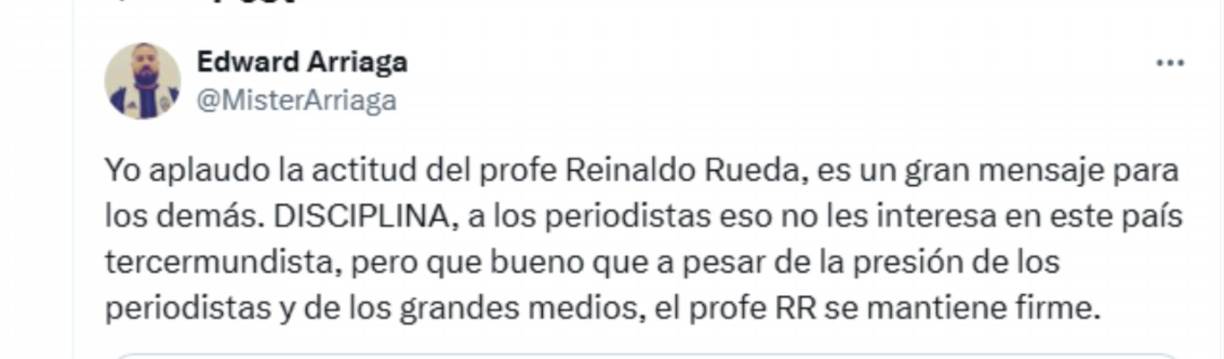 Un sector aplaude la decisión de Reinaldo Rueda de no convocar a Romell Quioto.