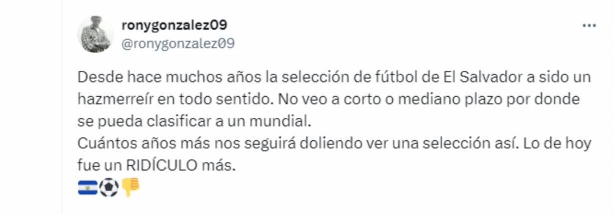 ”Lo de hoy fue un ridículo más”, dijo el periodista Rony González de El Salvador. 