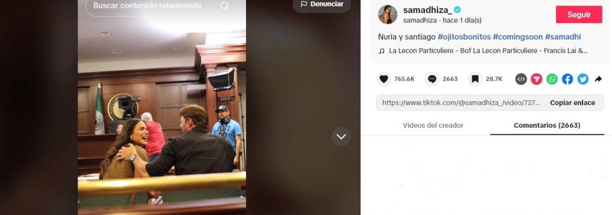 La aparente buena relación entre Levy y Zendejas se nota a kilómetros. En su cuenta de Tik Tok ella compartió un video de ambos donde lo sigue llamando “Ojitos Bonitos” y donde se ve que William Levy se la pasa muy bien durante el trabajo frente a las cámaras. Al galán cubano se le ve muy sonriente e incluso rompiendo en carcajadas frente al equipo de grabación de la producción televisiva.