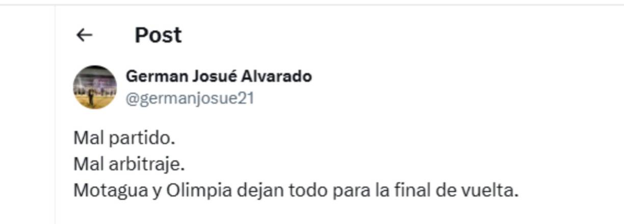La opinión de German Alvarado de Diario LA PRENSA. 