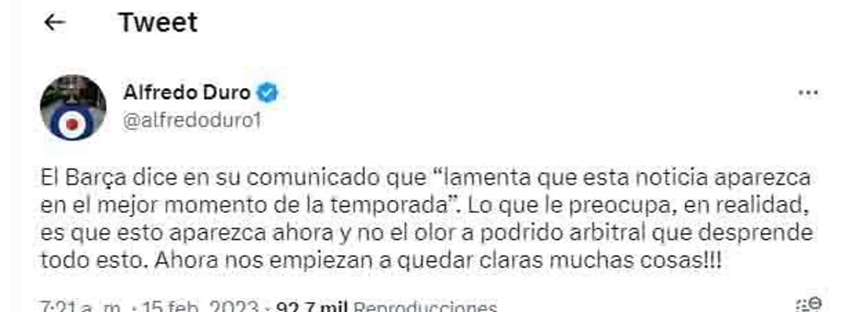 El panelista Alfredo Duro de El Chiringuito.