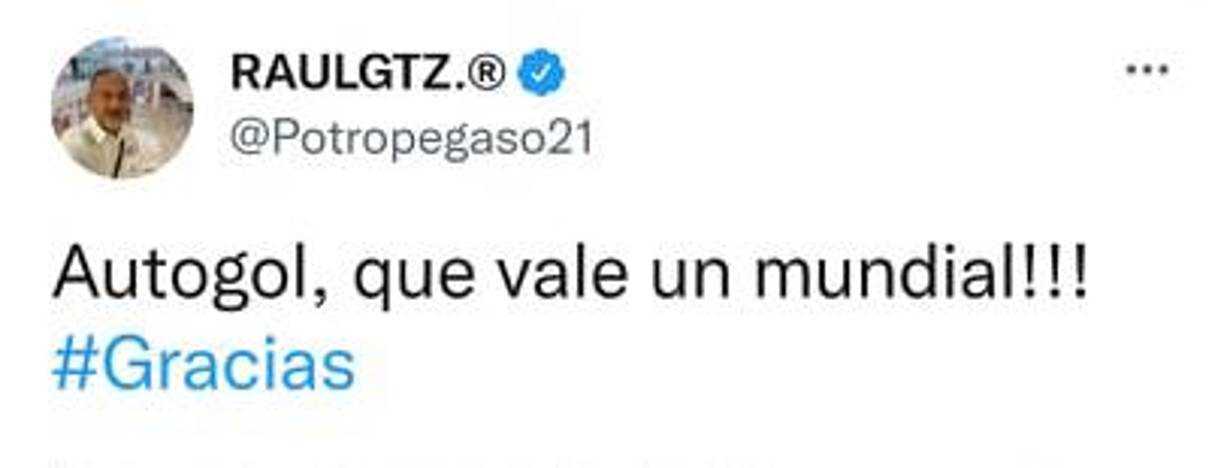 El entrenador mexicano “Potro” Gutiérrez y ex DT del Real España se pronunció en sus redes y le agradeció de forma sarcástica a Lacayo, su exjugador, el autogol que marcó. 