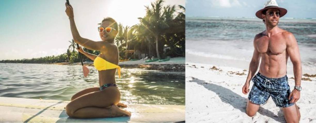 Si hay algo que Boyer y Rulli amen más que el uno al otro es la playa. La pareja no desaprovecha un momento para disfrutar del mar.