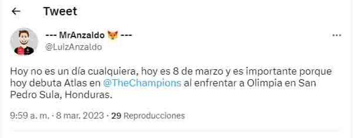 Los aficionados del Atlas esperan con ilusión el debut de su equipo en la Liga de Campeones de Concacaf.