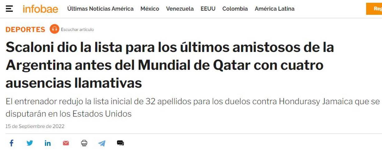 Infobae de Argentina.