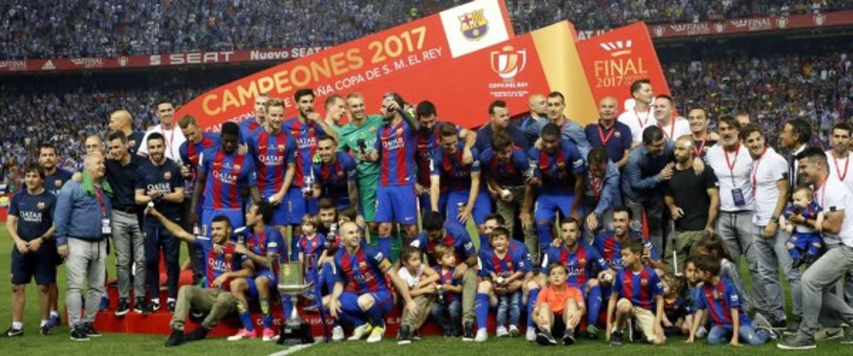 Los campeones de la Copa del Rey.