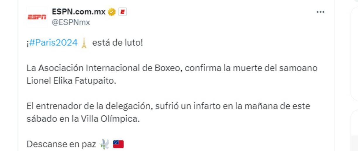 La noticia le ha dado la vuelta al mundo y es evidente la consternación en redes sociales.