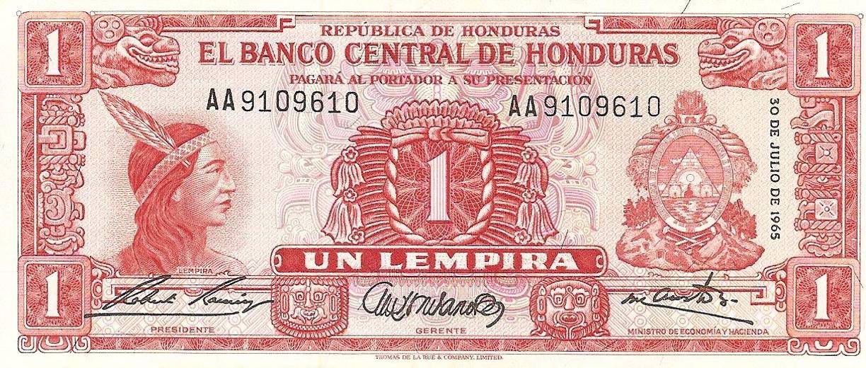 10 años pasaron y un nuevo billete se emitió en 1961. La pluma se mantenía en la cabeza del héroe.