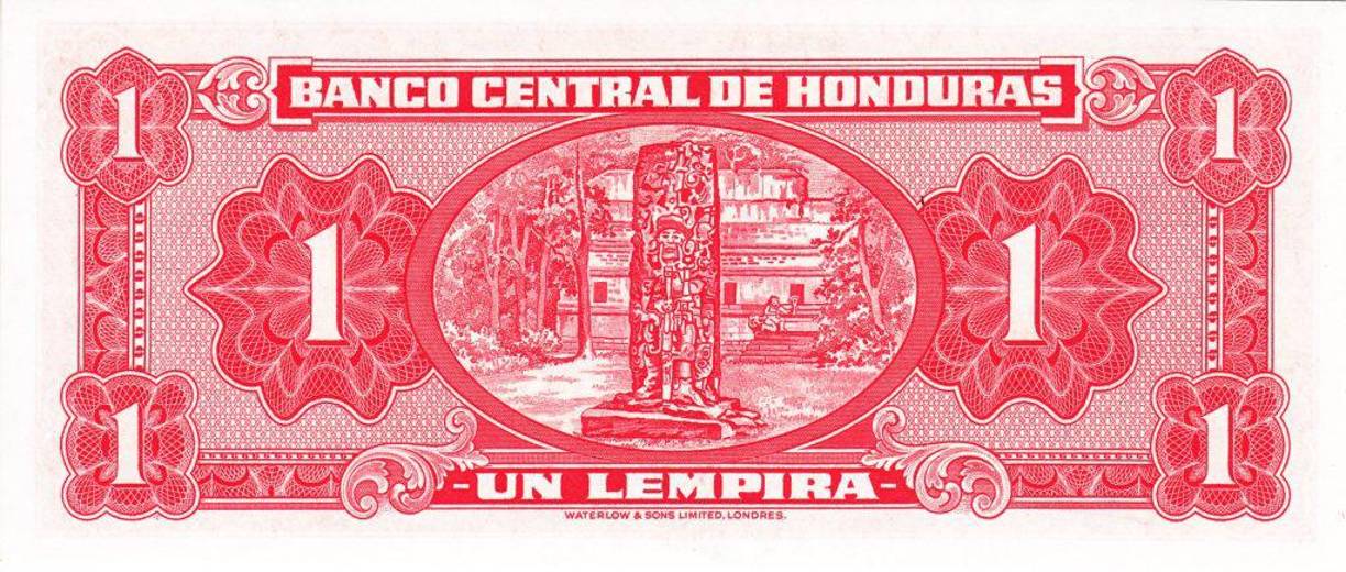 Reverso del billete de 1951.