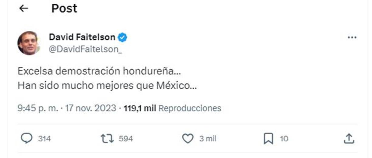 Faitelson se retracta y explota por el Honduras- México