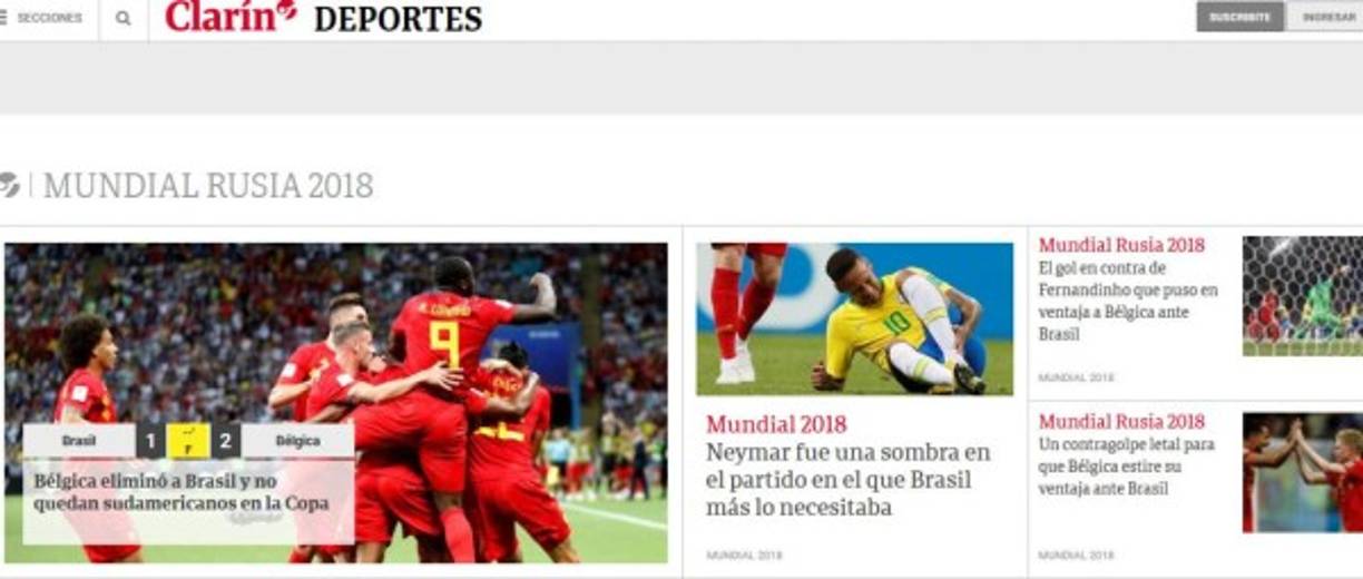 Clarín de Argentina.