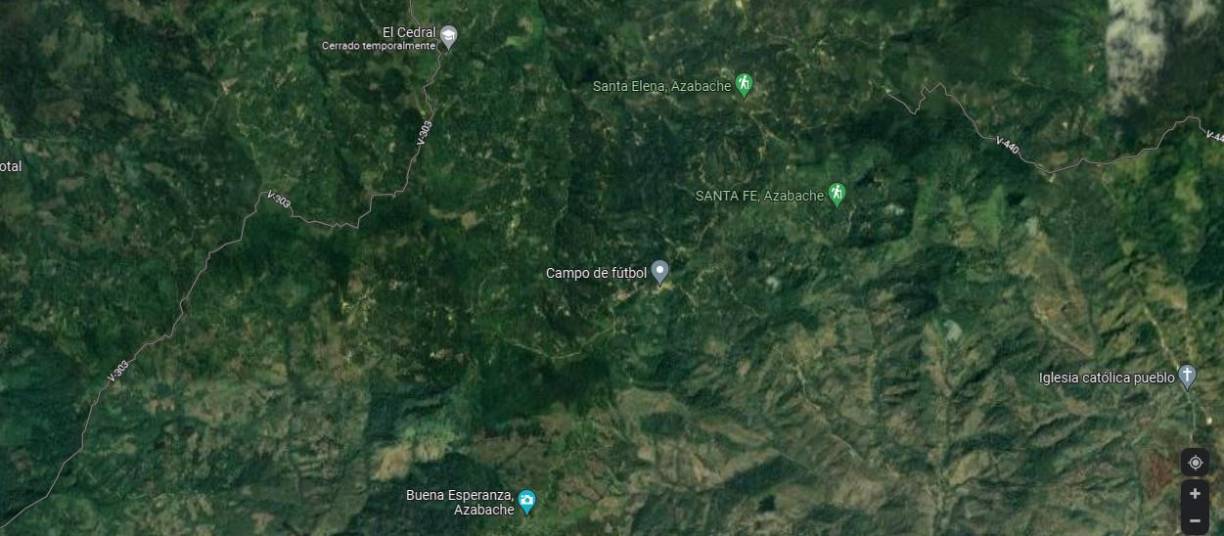 Confirmar las muertes tardó horas, debido a que la aldea se ubica en la cúspide de una montañosa zona de Danlí, El Paraíso.