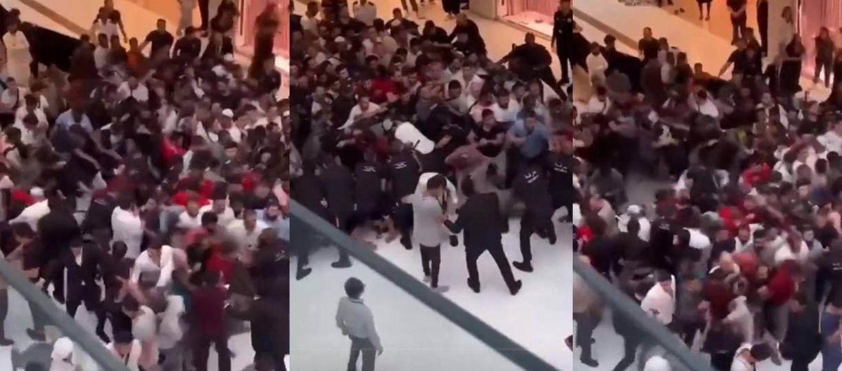 En videos de internautas de las redes sociales se hizo viral el lanzamiento de una tienda Apple donde las personas empujaban y se agarraban unas a otras para lograr ser uno de los primeros puestos de las largas filas de acceso a la tienda y comprar el tan esperado Iphone versión 15 y 15 Pro.