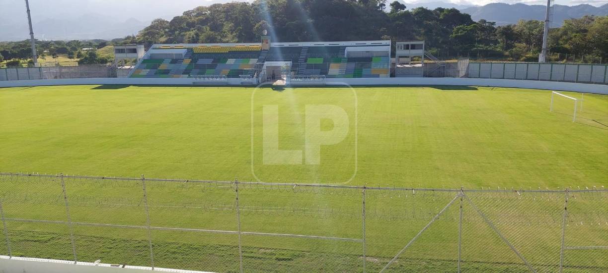 El estadio Carlos Miranda de Comayagua tiene un aforo para 5 mil personas.