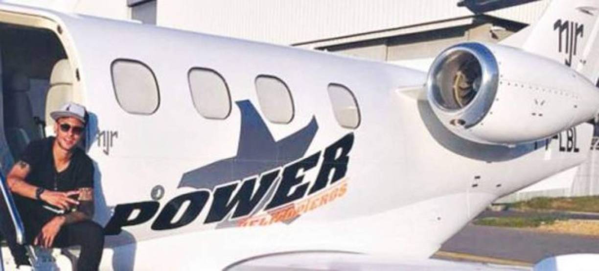 La avioneta del crack del conjunto blaugrana.