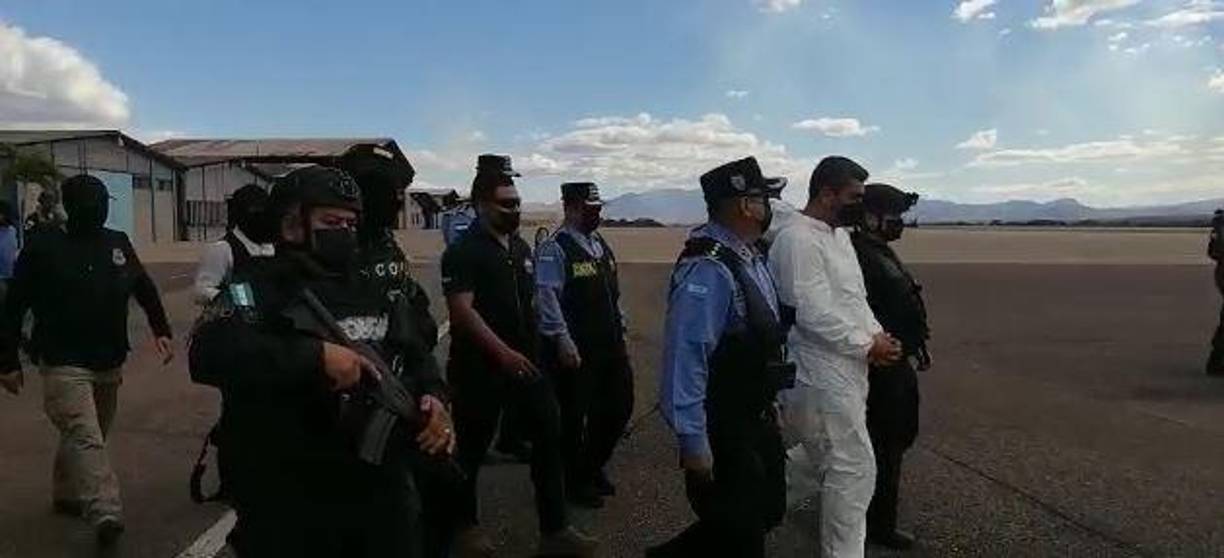Él fue reclamado por la justicia estadounidense por tres cargos de narcotráfico y se convirtió en el segundo hondureño entregado este año.