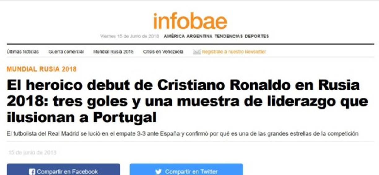 Infobae de Argentina.