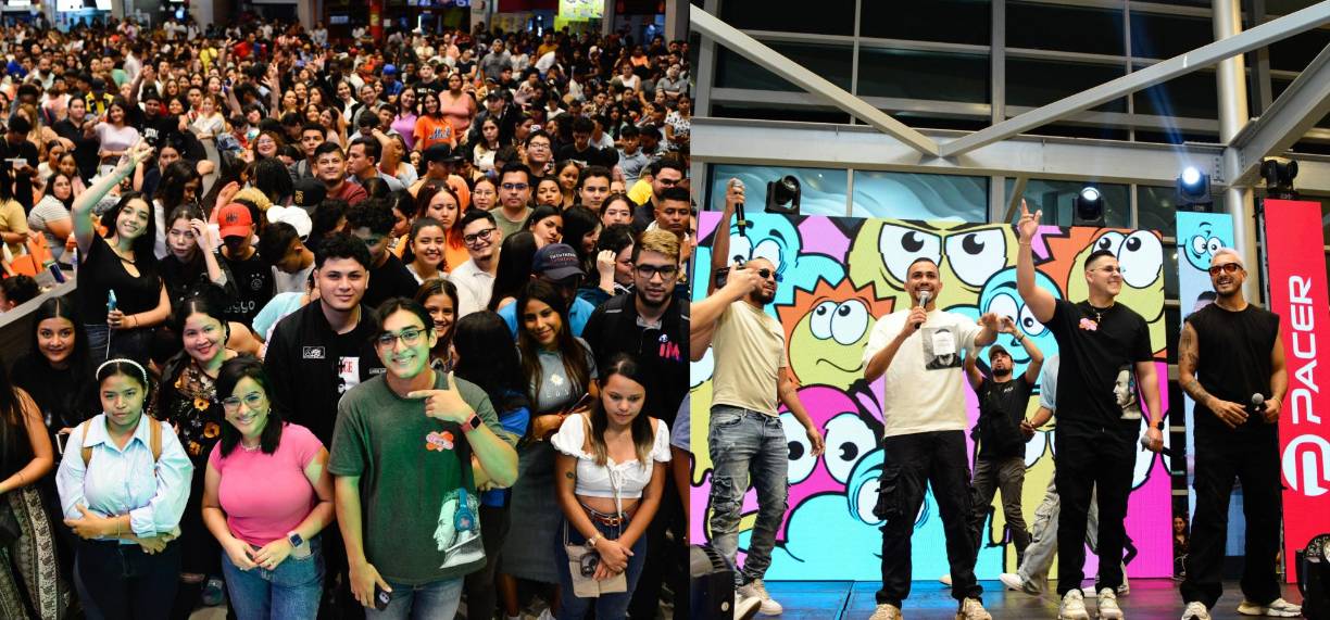 A las 6:00 pm del pasado jueves 13 de junio, cientos de sampedranos que se congregaron en el Food Court del Mega Mall, aguardaban impacientes la llegada de Los Hijos de Morazán.