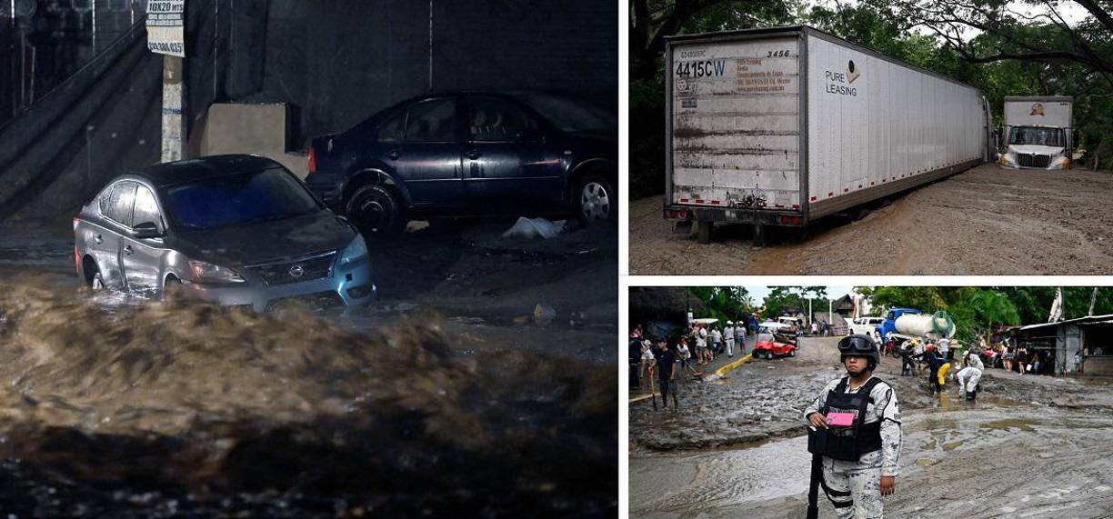 Al menos tres personas fallecidas, viviendas y comercios dañados, deslaves en carreteras, inundaciones y caída de árboles y postes dejó en México la depresión tropical <b>Roslyn</b>, que tocó tierra la madrugada del domingo como huracán mayor en el estado de Nayarit (noroeste), en el Pacífico.