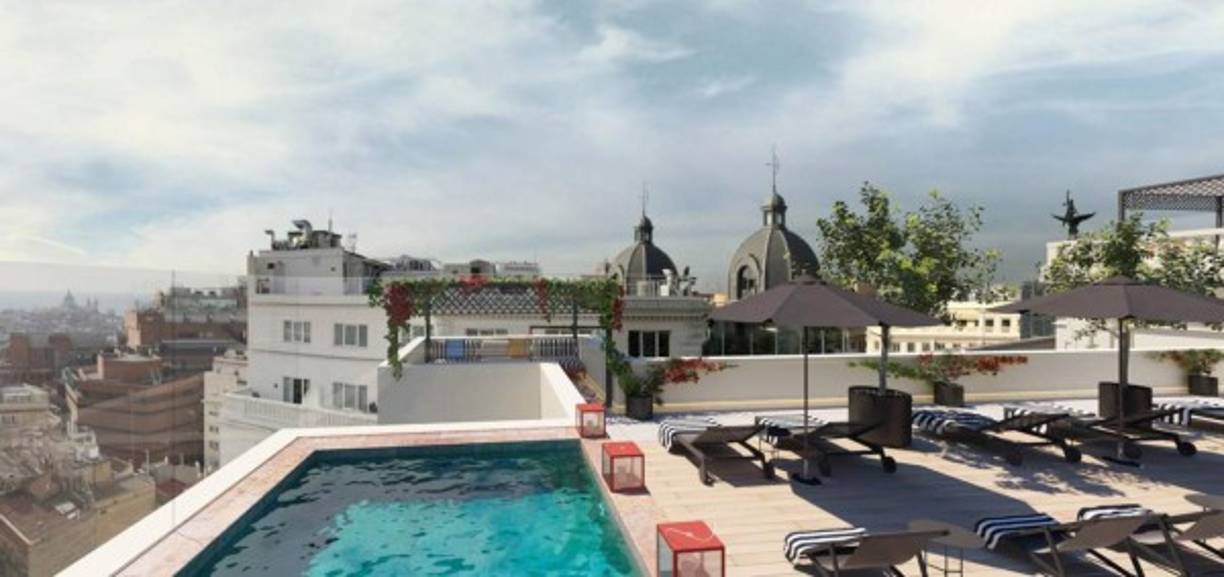 El nuevo hotel de Cristiano está situado en el número 29 de la Gran Vía madrileña. Foto .pestanacr7.com