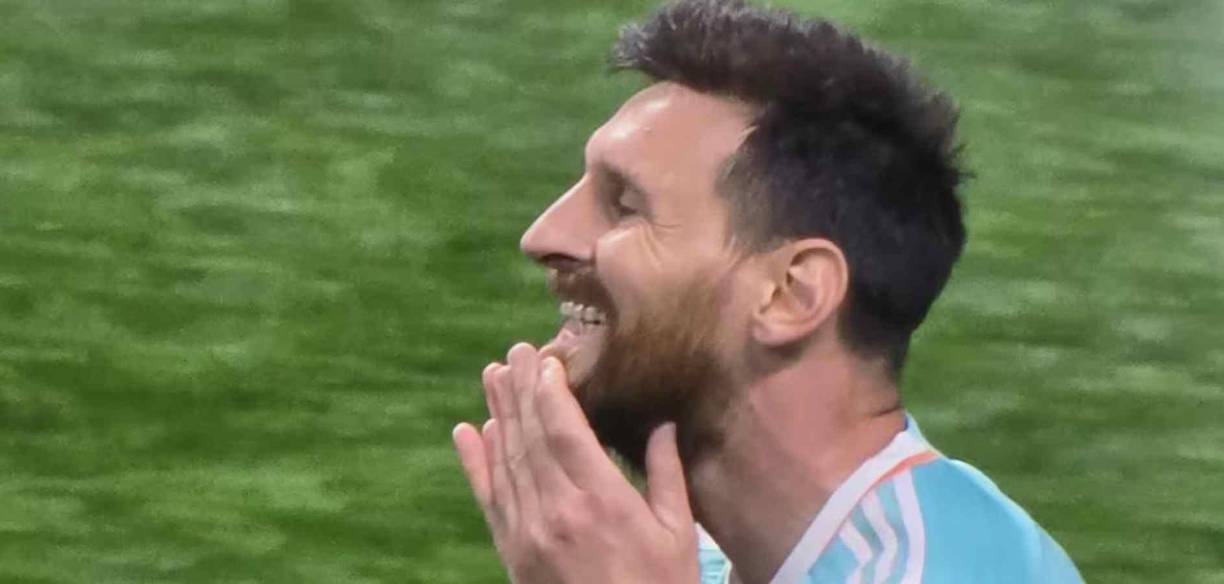 La reacción de Messi tras el gol al minuto 94 del Atlanta United que le provocó la derrota al Inter Miami. 