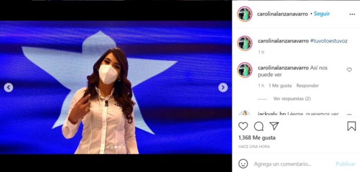 Carolina Lanza, uno de los rostros más conocidos de la televisión nacional, no podía faltar en la transmisión de las elecciones primarias 2021.