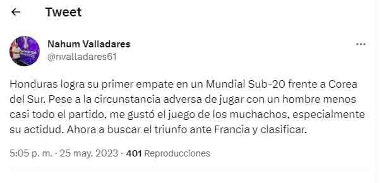 El periodista hondureño Nahum Valladares dio su punto de vista.