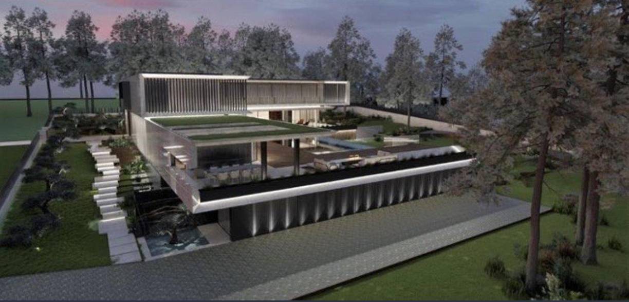 La mansión estaría valorizada en 11 millones de dólares, aunque aún no se encuentra construida al 100%. Una vez concluida, su valor sería de unos 21 millones.