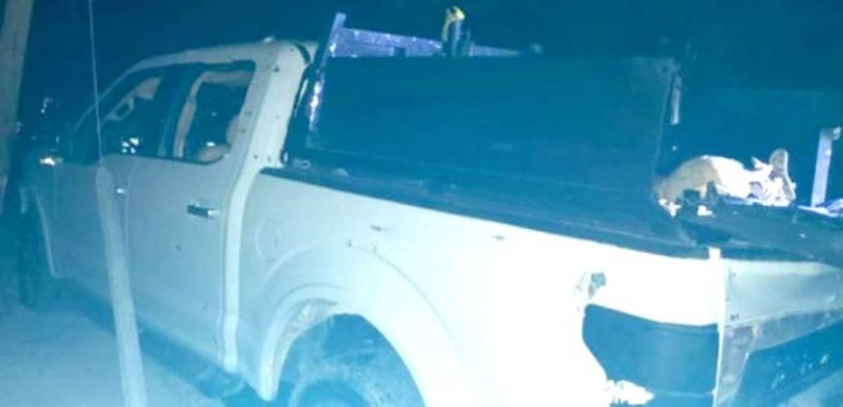 Uno de los carros donde andaba un comando del cartel del Norte, donde 'Juanito pistolas' era sicario.