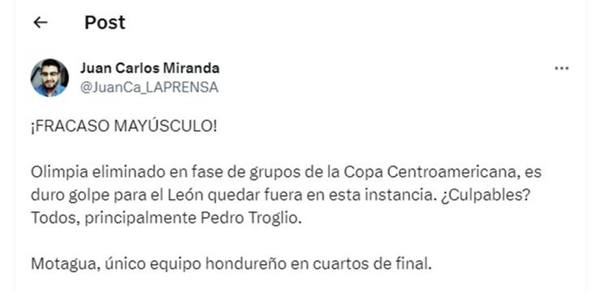 Juan Carlos Miranda de Diario LA PRENSA.