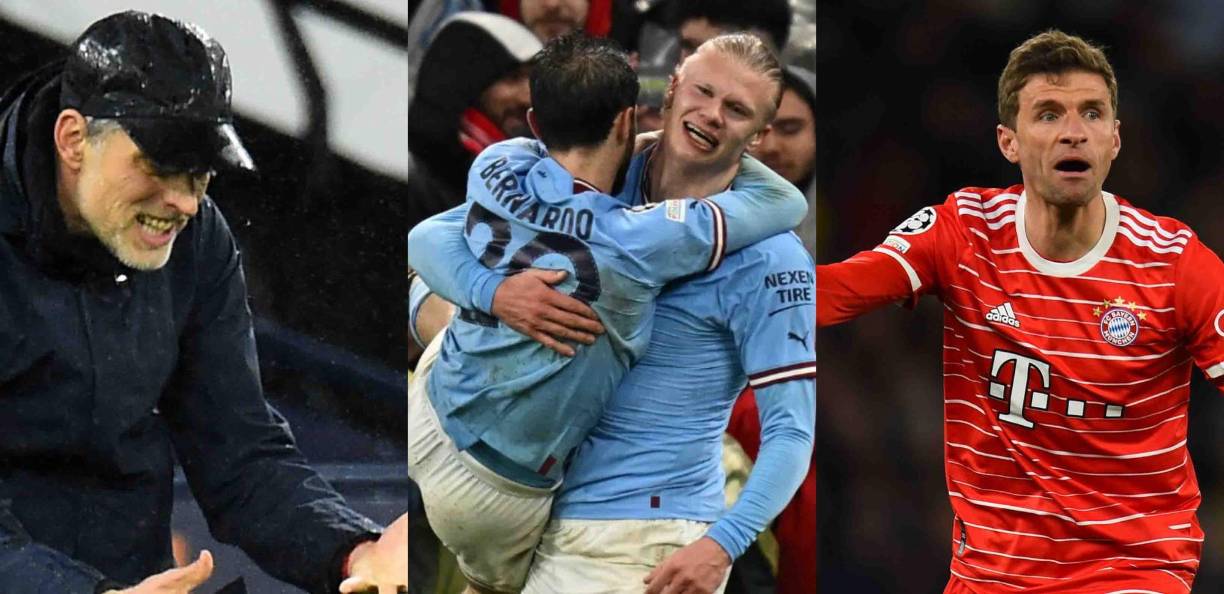 Manchester City le pasó por encima al Bayern Múnich tras golearlo 3-0 por la ida de cuartos de final de la Champions League. Mira las imágenes más curiosos que dejó el partido.